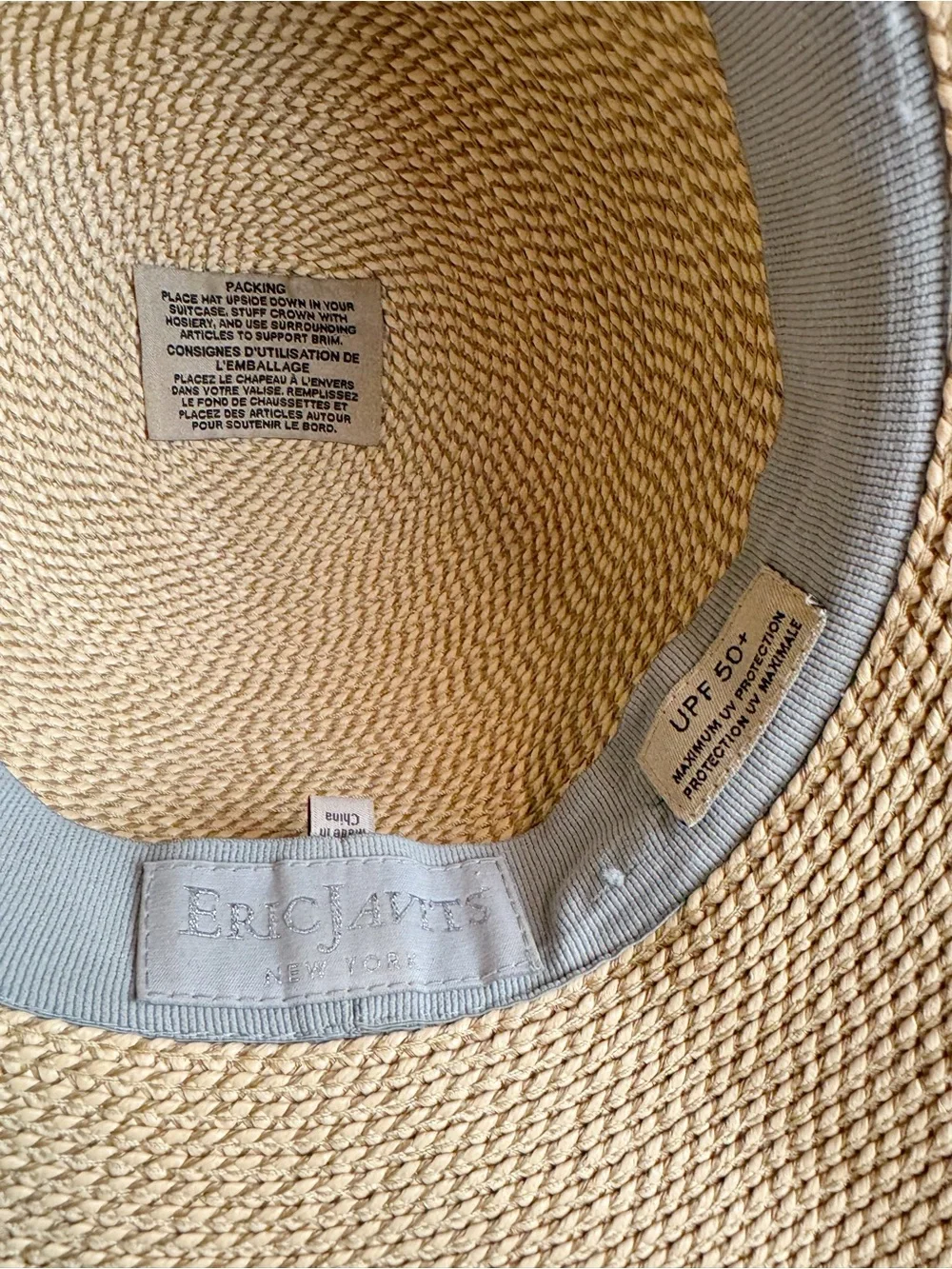 Eric Javits Hampton Limited Edition Full Coverage Peanut.Silver Squishee Hat